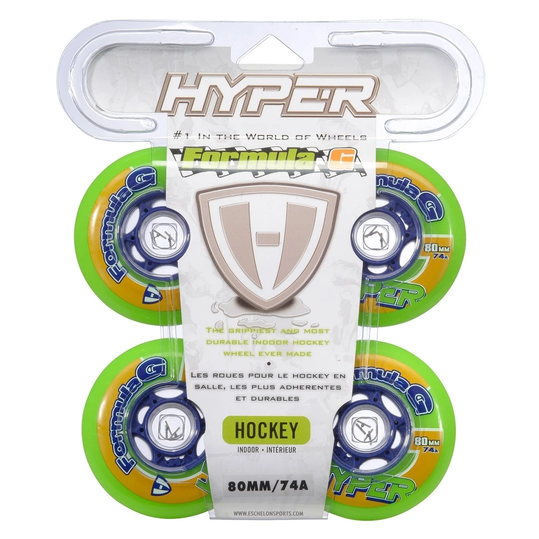 HYPER Formula G Era Inline Rollen Hockey 4er-Set 74A 1 HYPER Formula G Era Inline Rollen Hockey 4er-Set 74A